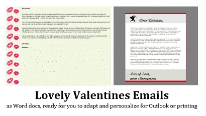 Valentine's Day with Microsoft Word