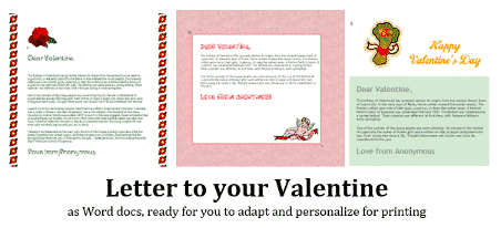 Valentine's Day with Microsoft Word