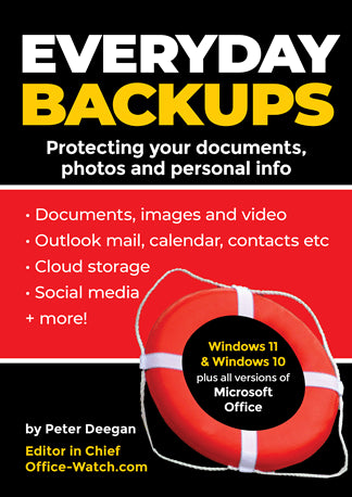 Everyday Backups - protecting your documents, photos and personal info