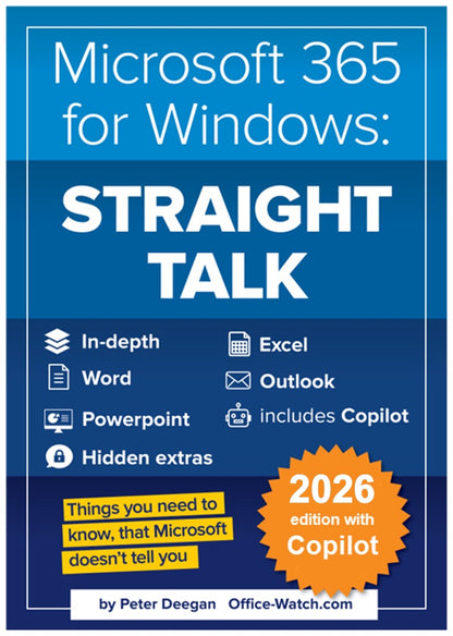 Microsoft 365 for Windows: Straight Talk - 2026 edition