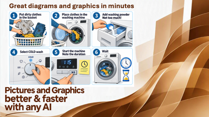 Pictures and Graphics better and faster with any AI