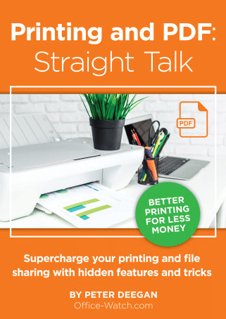 Printing and PDF: Straight Talk