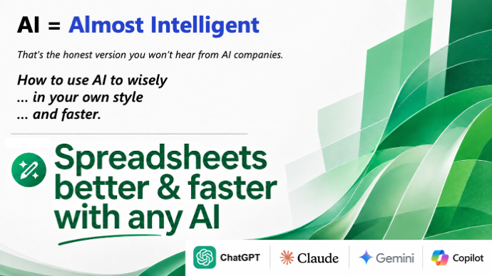 Spreadsheets better & faster with any AI