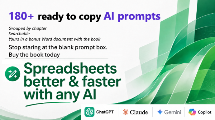 Spreadsheets better & faster with any AI