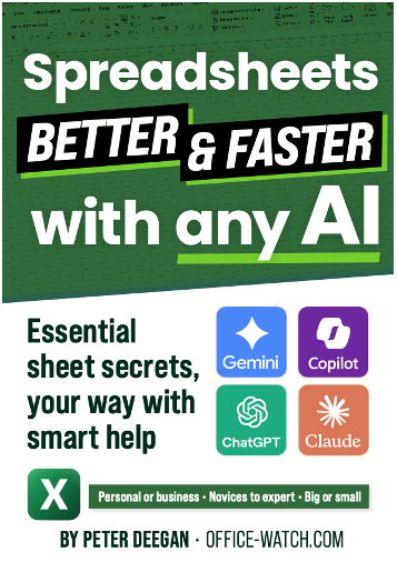 Spreadsheets better & faster with any AI