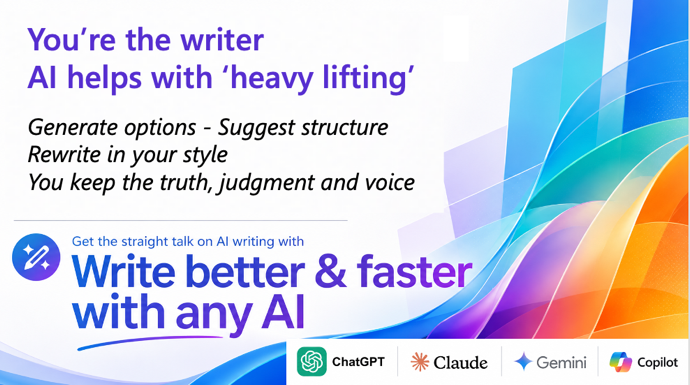 Write better & faster with any AI
