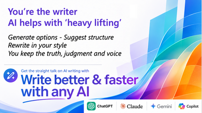 Write better & faster with any AI